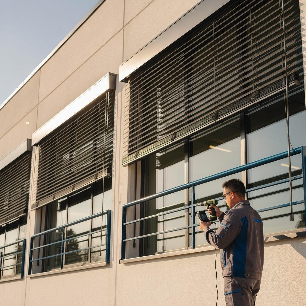 Außen-Raffstore – Witterungsschutz für die Fassade