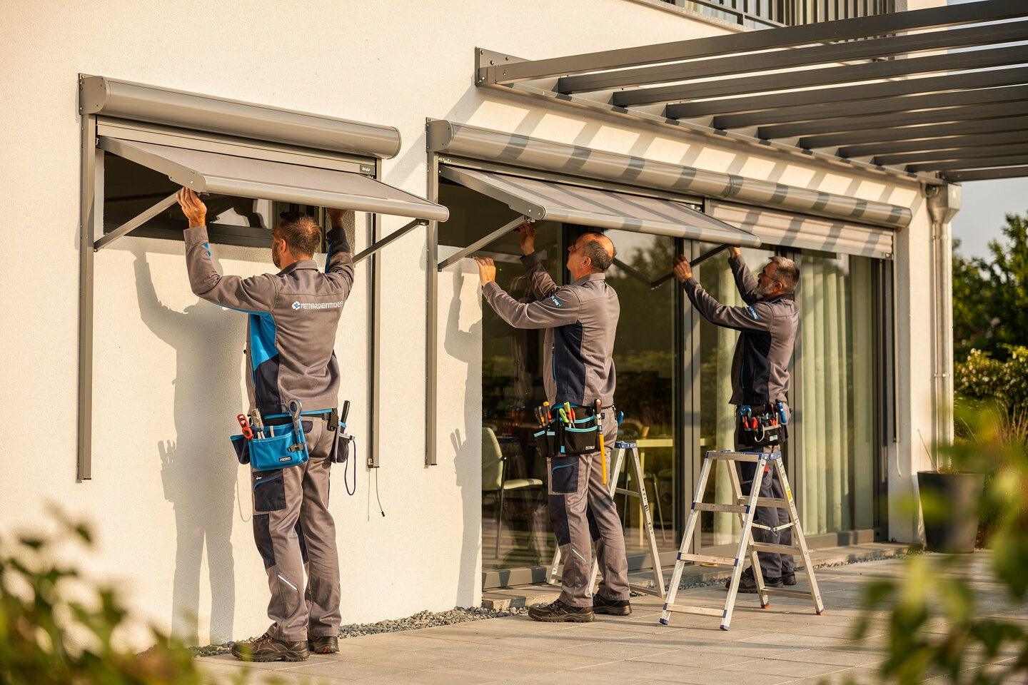 Team – Gelenkarmmarkisen, Kassettenmarkisen, Pergola Markisen