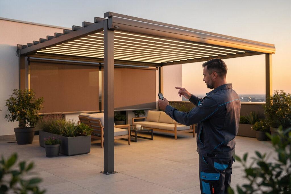 Pergola- und Wintergartenmarkisen: Großflächiger Schutz mit maßgeschneiderter Technik