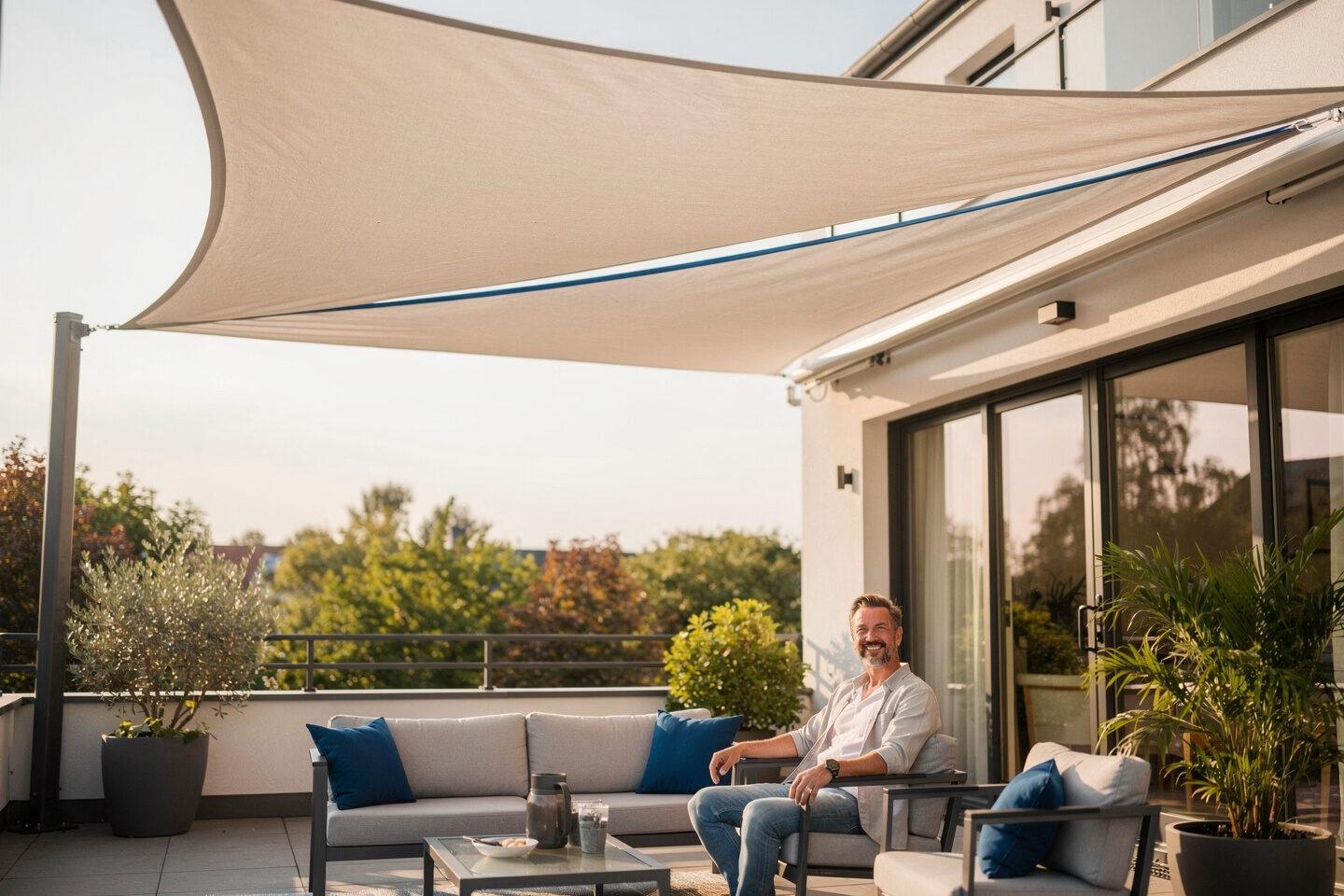 Sonnensegel terrasse